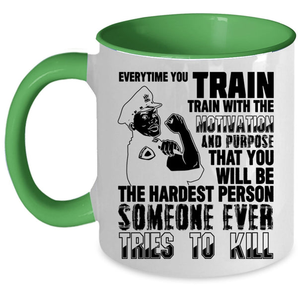 Funny Gift For Policeman Coffee Mug, Cool Policeman Accent Mug