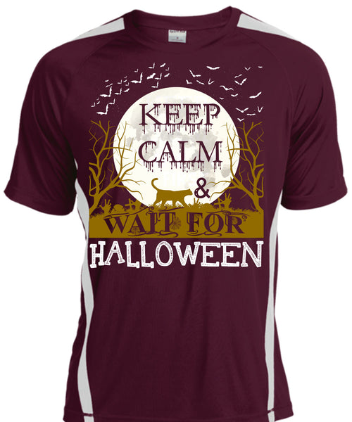 Keep Calm And Wait For Halloween T Shirt, Wait For Halloween T Shirt, Cool Shirt
