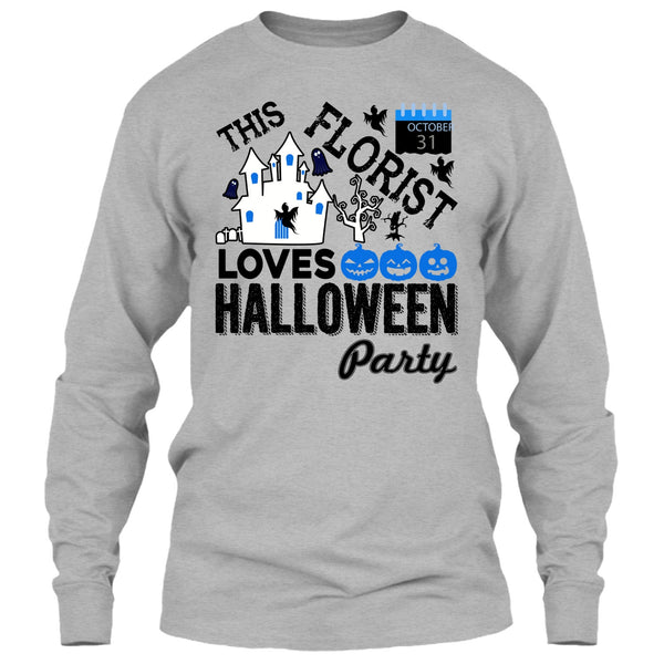 Halloween T Shirt, Cool Florist T Shirt