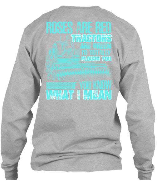 Roses Are Red T Shirt, I Love Farming T Shirt