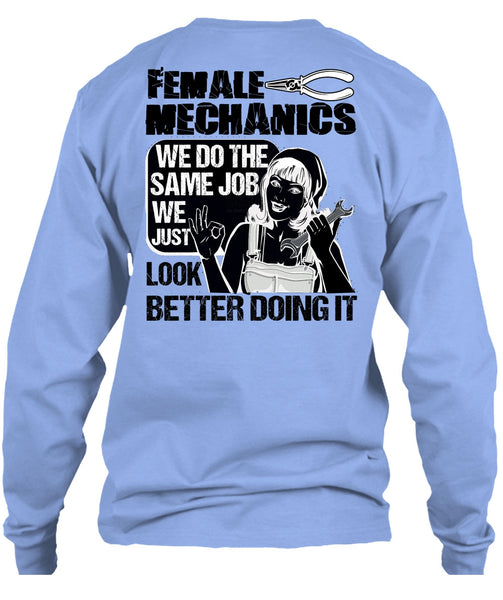 Female Mechanics T Shirt, I Love Mechanic T Shirt