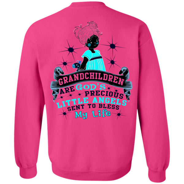 Being A Grandson T Shirt, Grandchildren Are God's Precious Little Angels Sweatshirt
