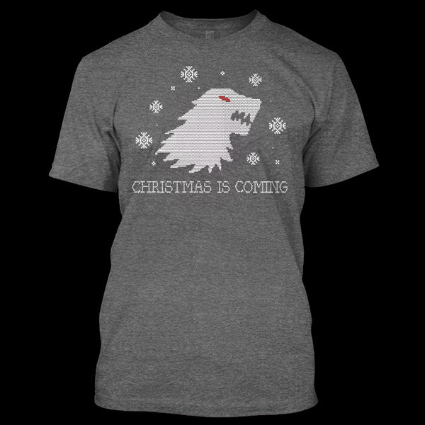 A black t-shirt with the shopify logo