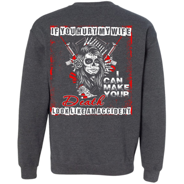 Death Look Like An Accident T Shirt, I Love My Wife Sweatshirt