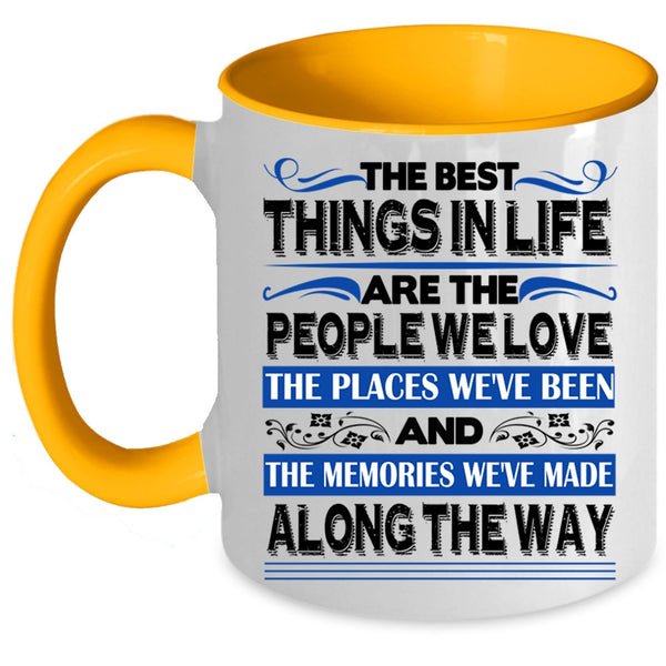Love Coffee Mug, The Best Things In Life Accent Mug