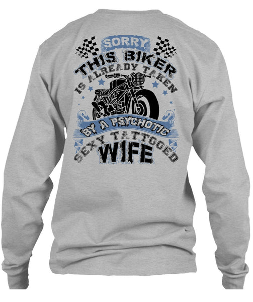 Tattooed Wife T Shirt, I Love Biker T Shirt