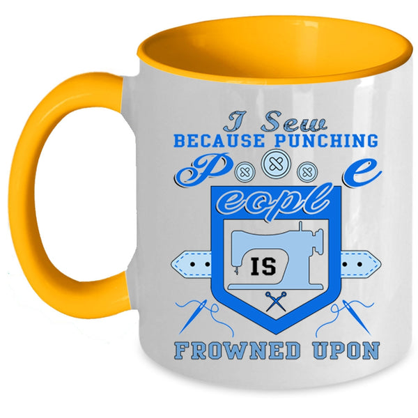 I Love Sewing Coffee Mug, I Sew Accent Mug