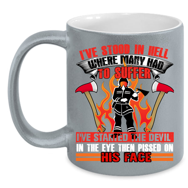 Cool Firefighter Coffee Mug, Awesome Fireman Coffee Cup