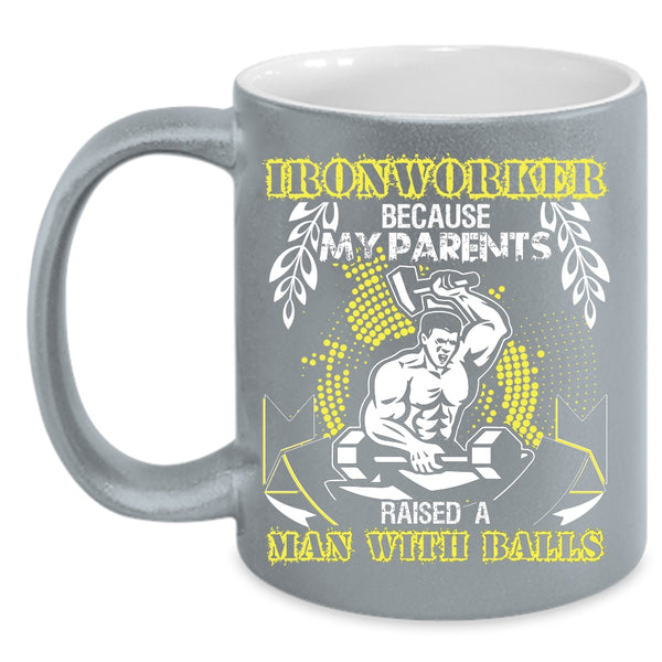 Ironworker Coffee Mug, Cool Gift For Ironworkers Coffee Cup