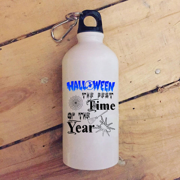 Halloween The Best Time Of The Year 20 oz Stainless Steel Bottle,Scary Outdoor Sports Water Bottle