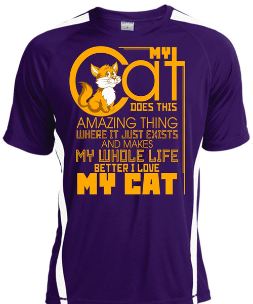 My Cat Does This Amazing Thing T Shirt, I Love Cat T Shirt, Cool Shirt