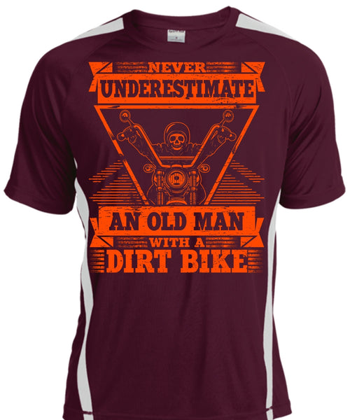 Old Man With A Dirt Bike T Shirt, Being A Biker T Shirt, Cool Shirt