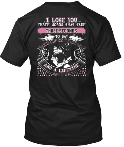 A black t-shirt with the shopify logo
