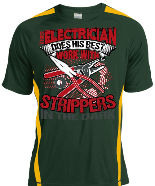 This Electrician Does His Best Work T Shirt, Being An Electrician T Shirt, Cool Shirt