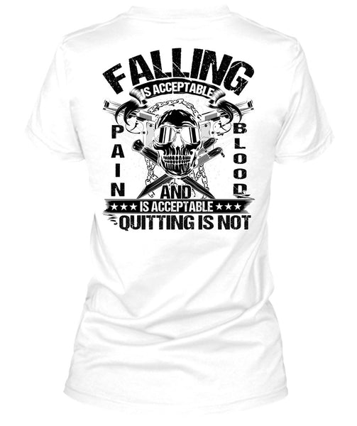 Falling Is Acceptable T Shirt, I Love Veteran T Shirt