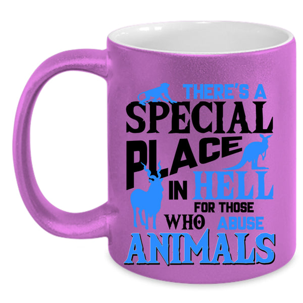 Abuse Animals Coffee Mug, There's A Special Place Accent Mug