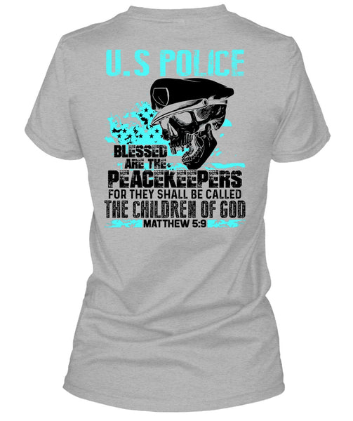 US Police T Shirt, I Love Police T Shirt