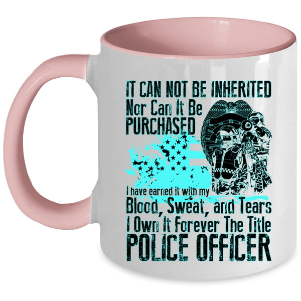 Funny Policeman Coffee Mug, The Title Police Officer Accent Mug