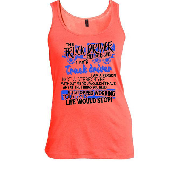 The Truck Driver T Shirt, Gift For Trucker Tank Top