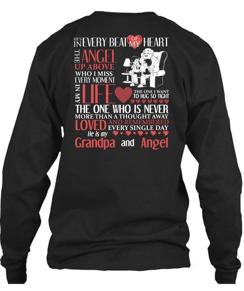 Grandpa And Angel T Shirt, Beat Of My Heart T Shirt