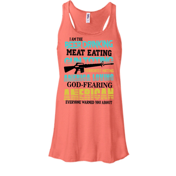 I'm The Beer Drinking T Shirt, God Fearing American Tank Top