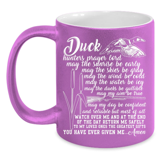 Duck Hunter Prayer Coffee Mug, Funny Duck Hunting Coffee Cup