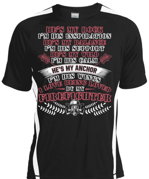 A black t-shirt with the shopify logo