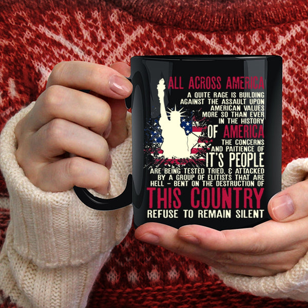 All Across America Coffee Mug, Cool Gift For Veterans Coffee Cup