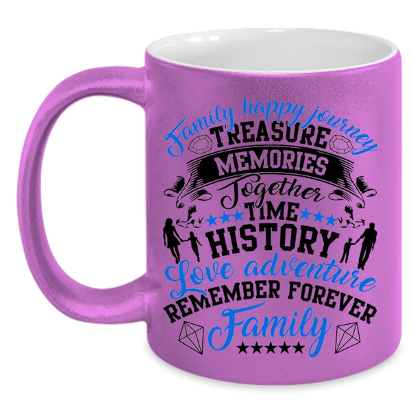 Remember Forever Family Coffee Mug, Family Happy Journey Accent Mug