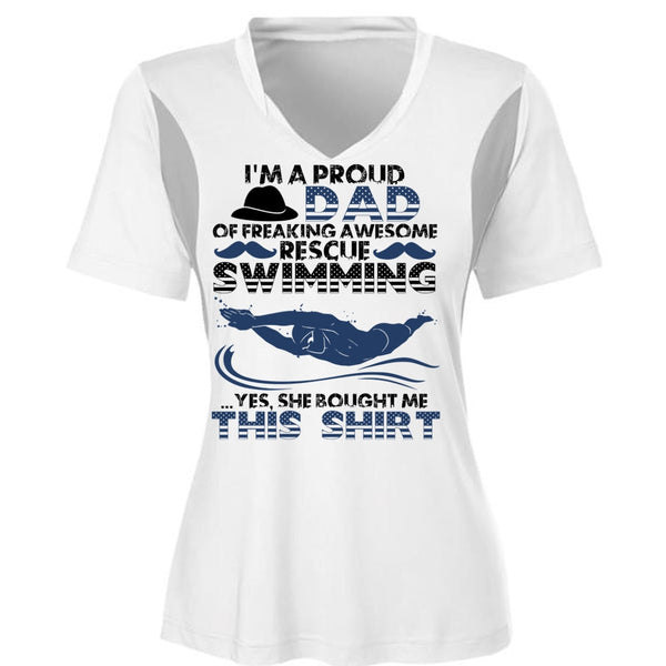 I'm A Proud Dad T Shirt, Rescue Swimming T Shirt, Awesome T-Shirts