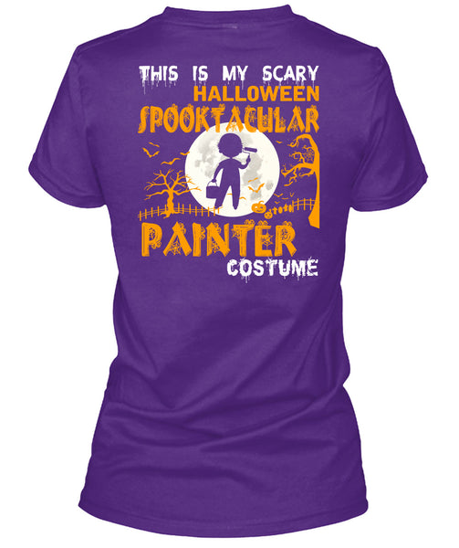 This Is My Scary Halloween T Shirt, Spooktacular Painter Costume T Shirt
