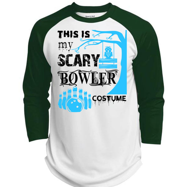This Is My Scary Bowler Costume T Shirt, Wait For Halloween T Shirt, Awesome T-Shirts  (Polyester Game Baseball Jersey)