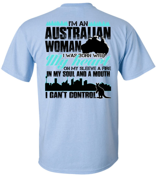 I'm An Australian Woman T Shirt, I Love Australian T Shirt