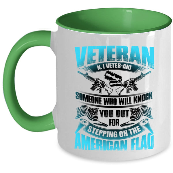 Cool Gift For Veterans Coffee Mug, Veteran Accent Mug