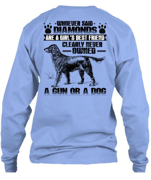 Never Owned A Gun Or A Dog T Shirt, I Love My Dog T Shirt