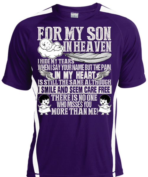 For My Son In Heaven T Shirt, Pain In My Heart T Shirt, Cool Shirt