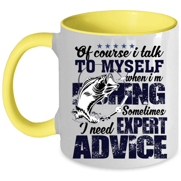 Cool Gift For Fisher Coffee Mug, I'm Fishing Accent Mug