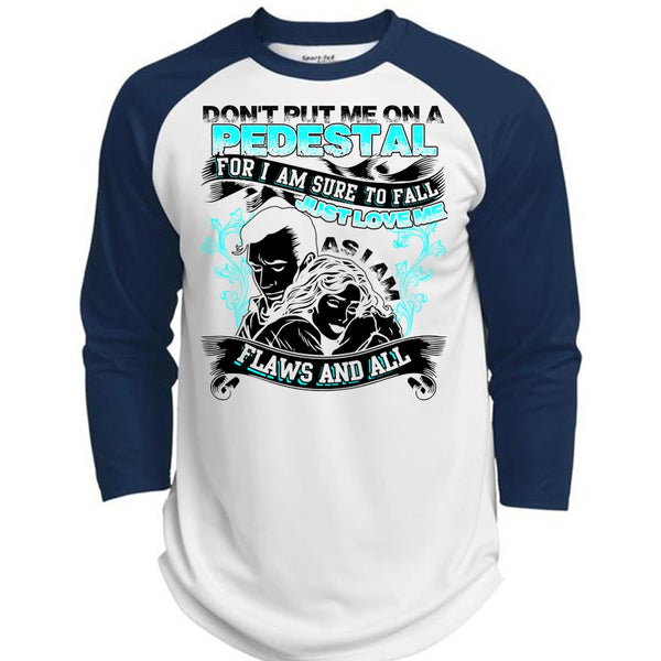 I Am Sure To Fall Just Love Me T Shirt, I Love Husband T Shirt, Awesome T-Shirts  (Polyester Game Baseball Jersey)