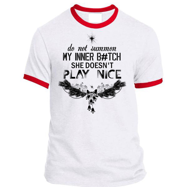 Do Not Summon My Inner T Shirt, This Girl Loves Christmas T Shirt, Awesome T-Shirts