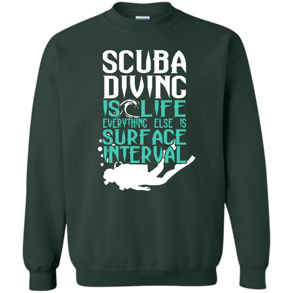 Everything Else Is Surface Internal T Shirt, Coolest Diver Sweatshirt