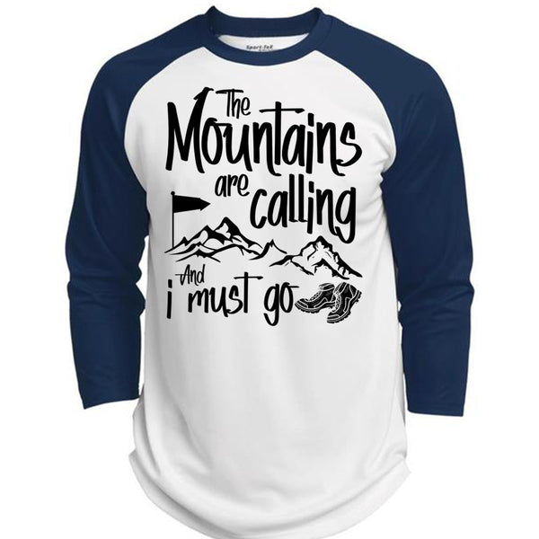 The Mountains Are Calling T Shirt, I Love Hiker T Shirt, Awesome T-Shirts  (Polyester Game Baseball Jersey)