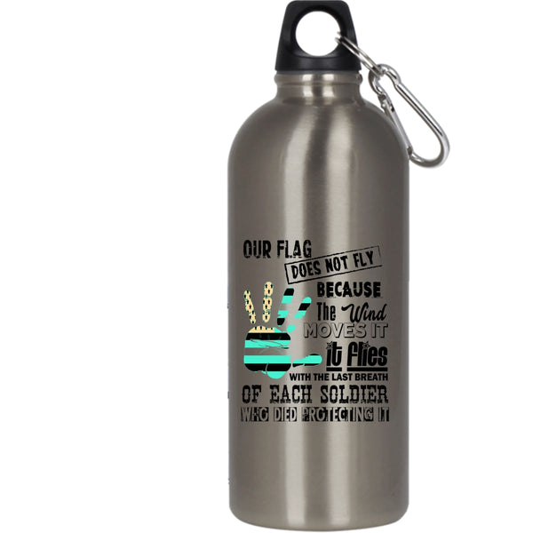 American Flag 20 oz Stainless Steel Bottle,Cool Gift For Soldier Outdoor Sports Water Bottle