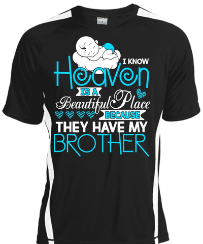 A black t-shirt with the shopify logo