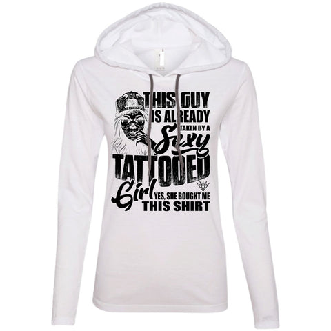 A black t-shirt with the shopify logo