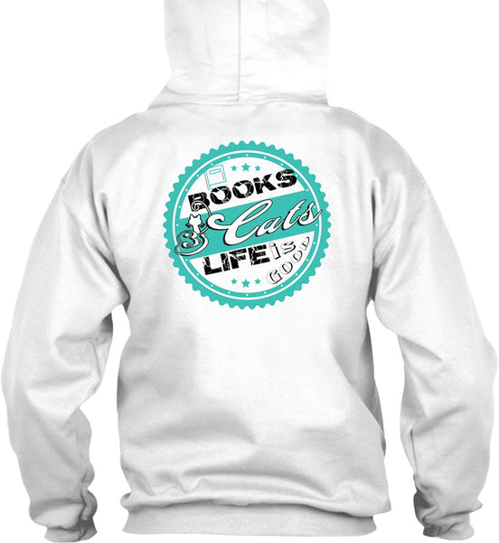 Books Cats Life Is Good T Shirt, Favorite T Shirt