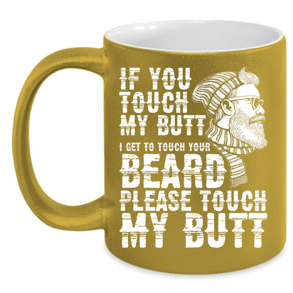 Funny Bearded Men Coffee Mug, Funny Gift For My Daddy Coffee Cup
