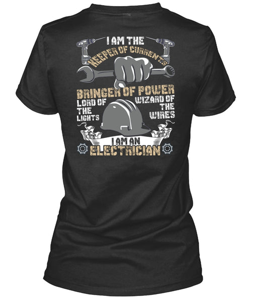 I Am An Electrician T Shirt, Keeper Of Currents T Shirt