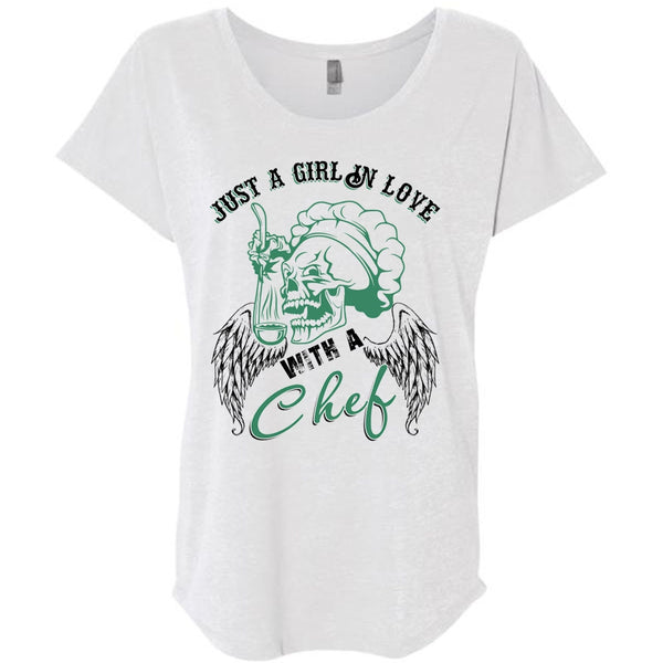 Just A Girl In Love With A Chef T Shirt, I Love Cooking T Shirt, Awesome T-Shirts