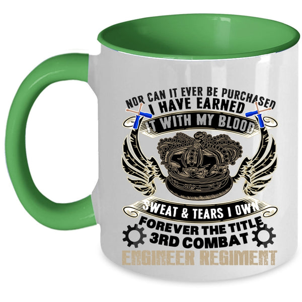 Awesome Engineers Coffee Mug, 3rd Combat Engineer Regiment Accent Mug
