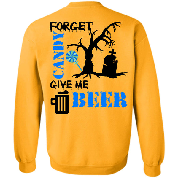 Wait For Halloween T Shirt, Forget Candy Give Me Beer Sweatshirt